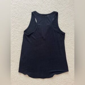 Vince Navy Blue Linen Tank Top - size Small